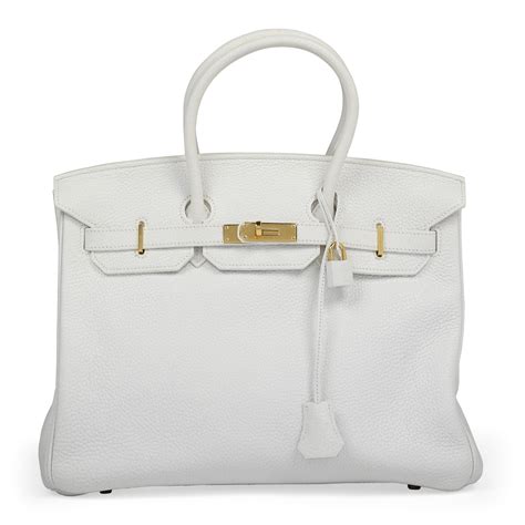 hermes birkin bag white